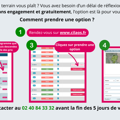 Terrain  53000 €