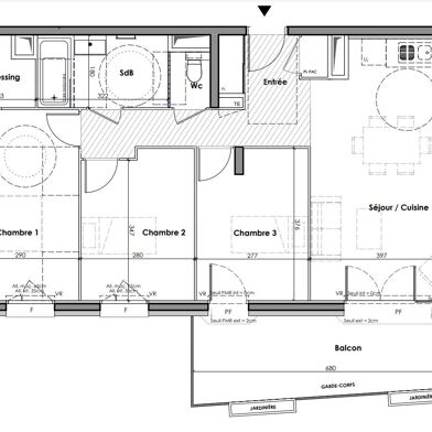 Appartement 4 pièces 78 m²