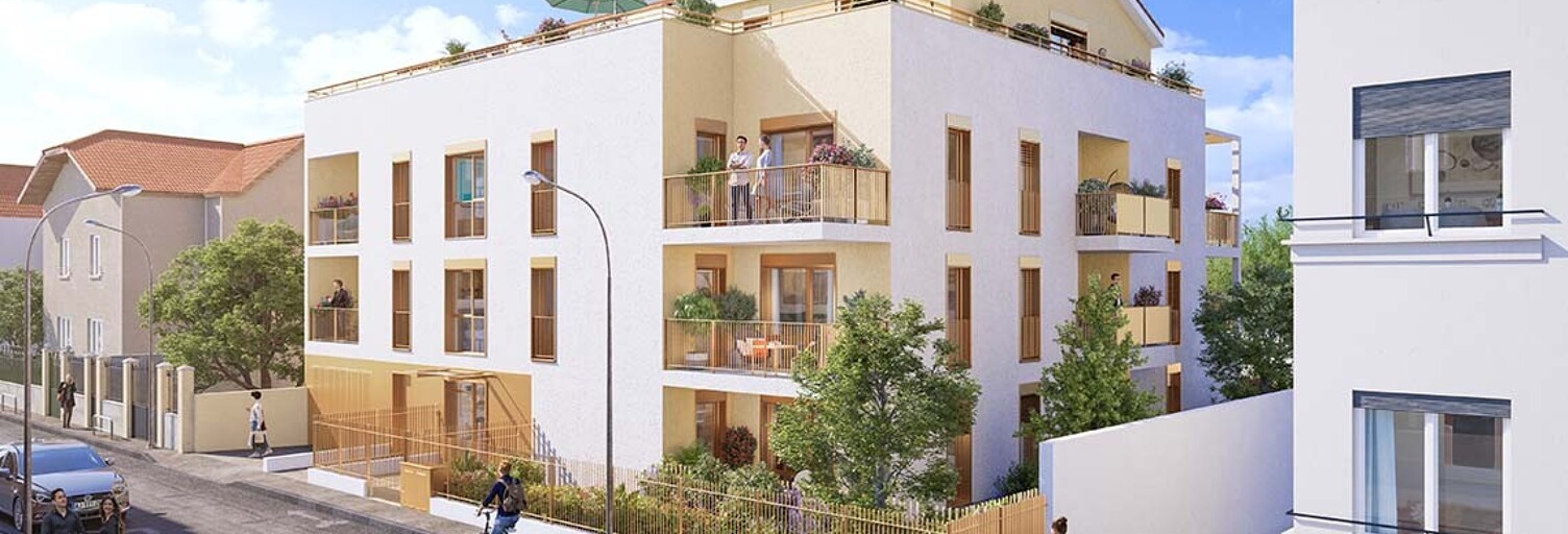 Appartement neuf T2, T3 Pièce 42 à 69 m² à vendre à Vénissieux (69200)