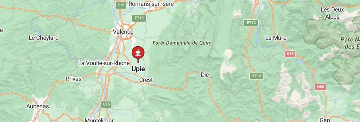 Terrain 410 m² à construire Upie (26120)
