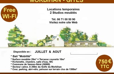 location appartement 750 € CC /mois à proximité de Sarzeau (56370)