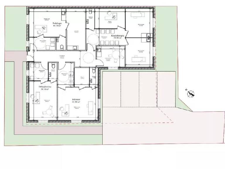 TERRAIN CONSTRUCTIBLE VIABILISE - 500 M² POUR MAISON PARAMEDICAL — photo 1