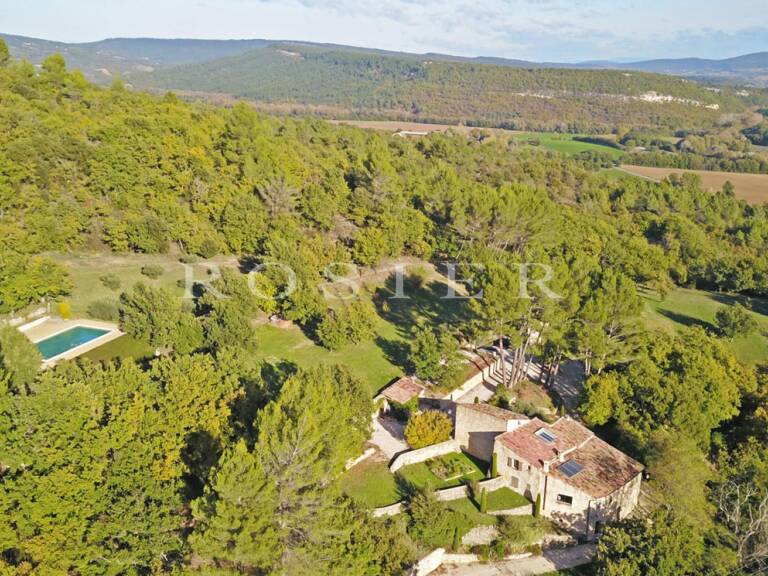 Ferme rénovée en position dominante sur 11 Ha face au Luberon — photo 1