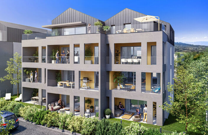 Challes les eaux, T2 Neuf de 50m2 en étage avec ascenseur et — photo 3
