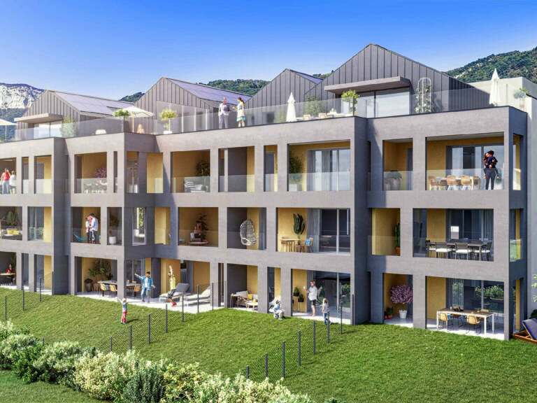Challes les eaux, T3 Neuf de 69m2 en rdj avec terrasse de 16 — photo 1