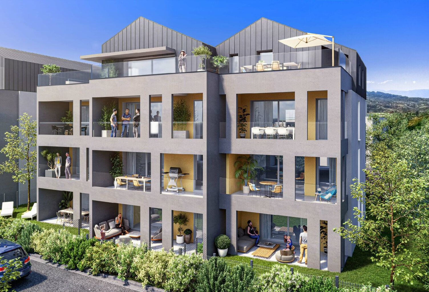 Challes les eaux, T2 Neuf de 50m2  avec belle terrasse de 15 — photo 1