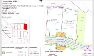 Terrain  556 m² à vendre à Merfy (51220)