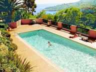 Location de vancances :  2 pièces (4 couchages), terrasse, très belle vue mer et montagne  * MM 44 * — photo 2