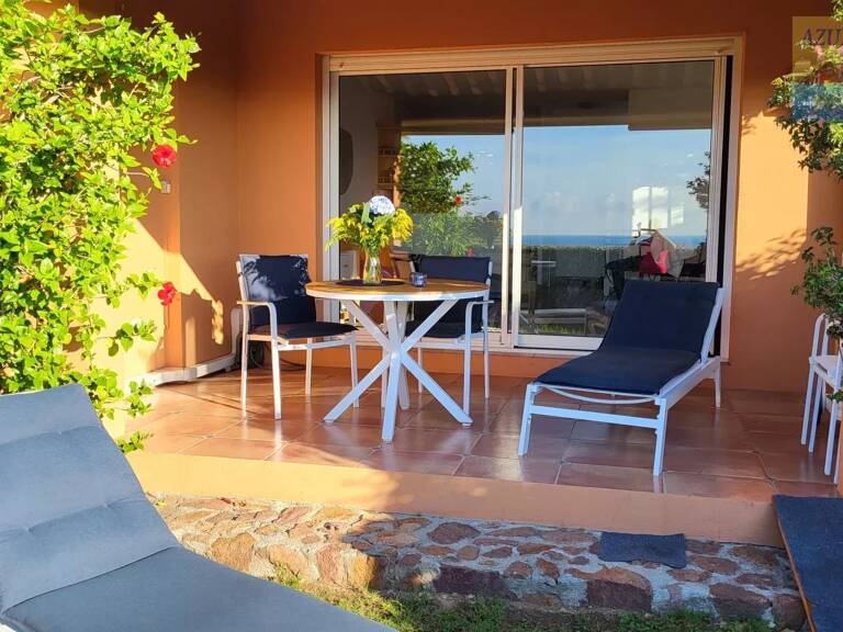 Villa jumelée: 3 pièces (3/4 couchages) cuisine américaine terrasse, jardin vue mer  * ROVI 36 * — photo 1
