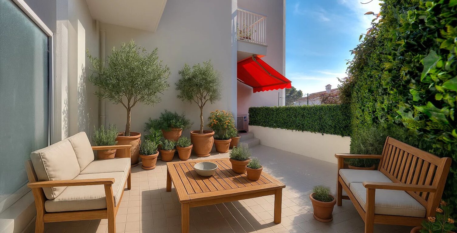 Nice Chambrun - magnifique 3 pièces rénové avec grande terrasse — photo 1