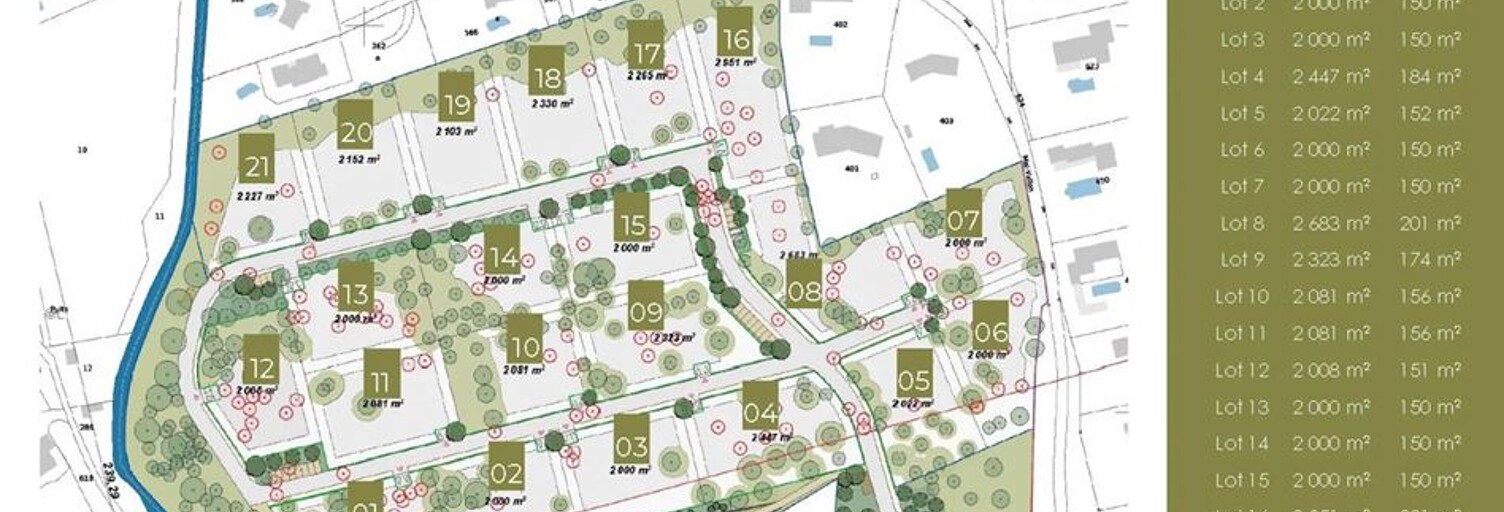 Terrain  2500 m² à vendre à La Cadière-d'Azur (83740)