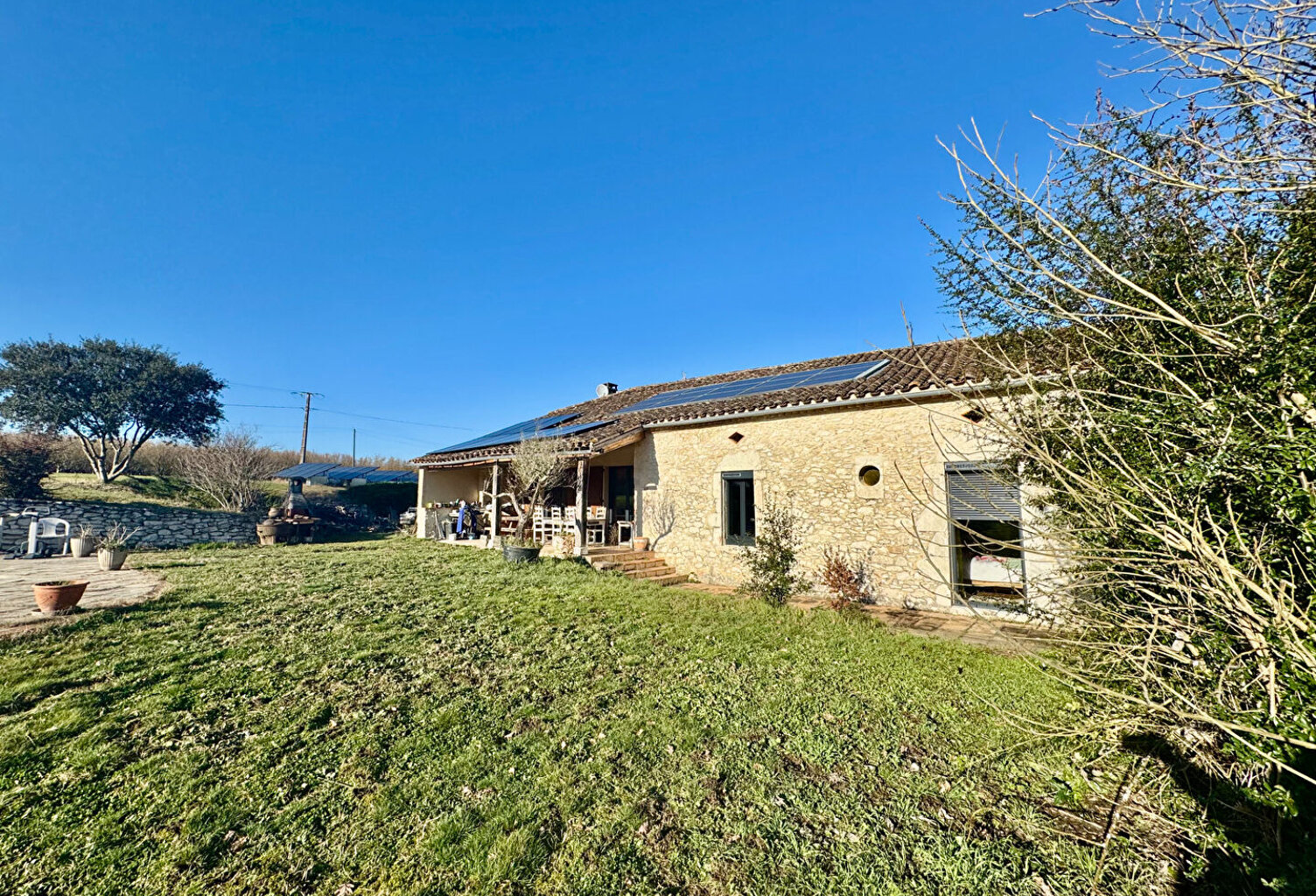 Propriété en pierre avec piscine près de Monflanquin — photo 1