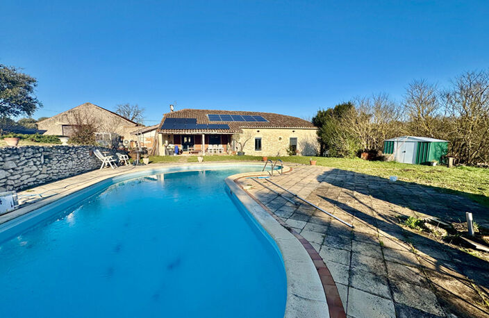 Propriété en pierre avec piscine près de Monflanquin — photo 2