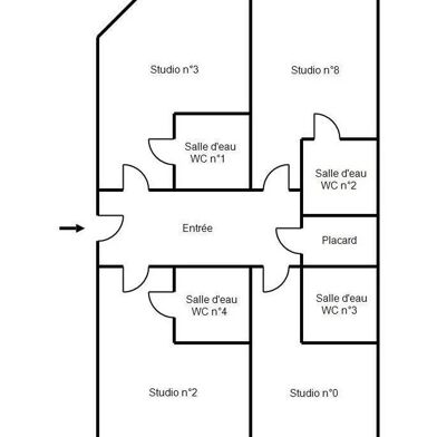 Appartement 59 m²