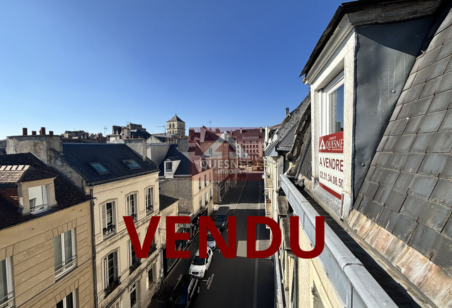 HYPER CENTRE DE CAEN STUDIO A VENDRE AU DERNIER ETAGE — photo 1