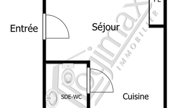 Appartement 1 pièces  à vendre Rochelle (La) 17000