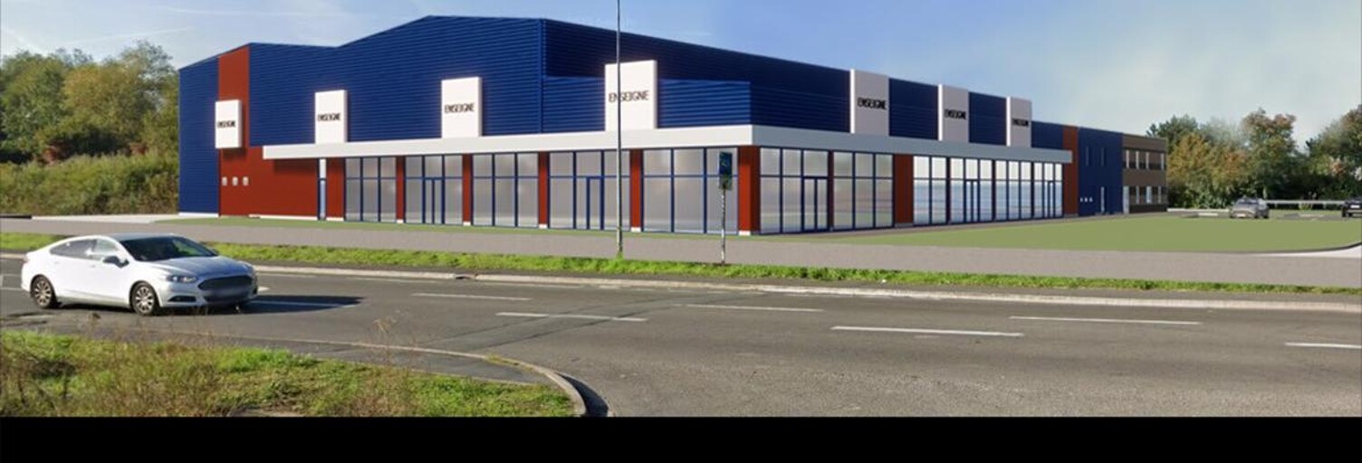 Commerce  768 m² à louer à Trith-Saint-Léger (59125)