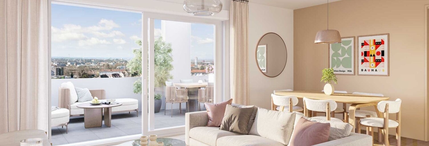 Appartement neuf T1, T2, T3, T4 Pièce 24 à 107 m² à vendre à Huningue (68330)