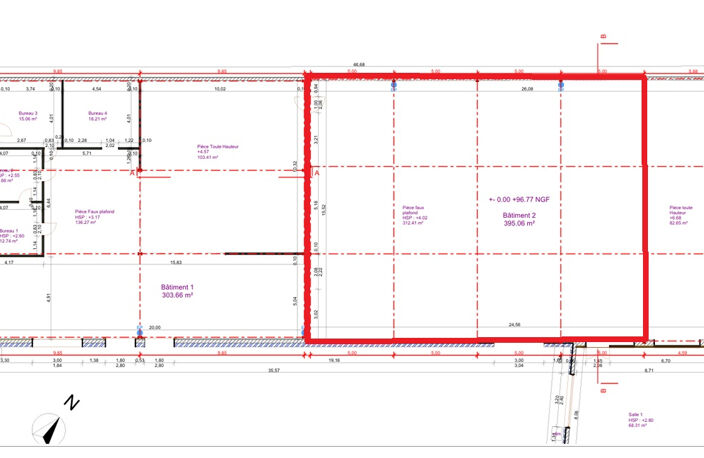 AUXERRE - 73 RUE DE MOULIN DU PRESIDENT - CELLULE COMMERCIALE DE 310M² — photo 2