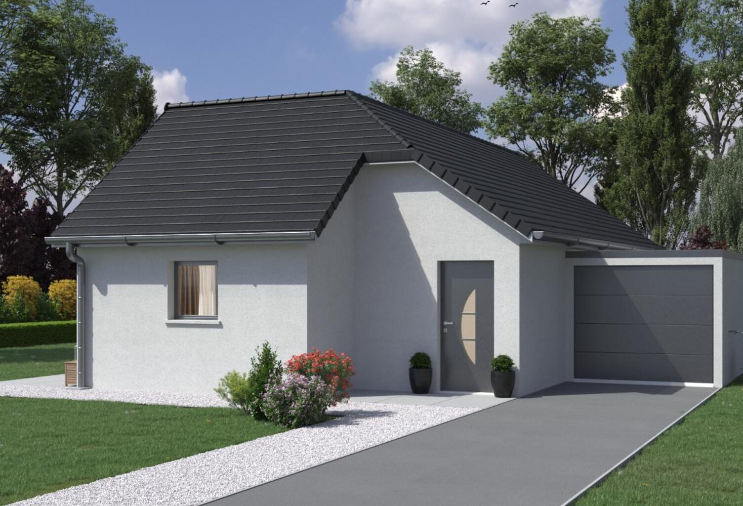 Secteur Valdoie - Maison neuve de plain-pied à vendre norme — photo 1