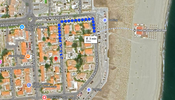 Villa / Maison 4 pièces  à louer Barcarès (Le) 66420