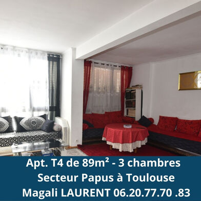 Appartement 4 pièces 89 m²