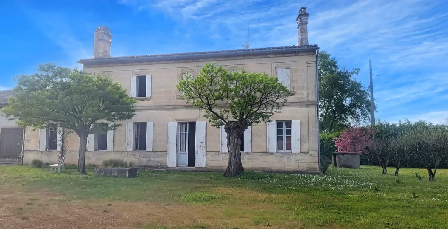 33910 SAINT DENIS DE PILE - BELLE BATISSE GIRONDINE 145M² sur 1300m² PARC PAYSAGER — photo 1