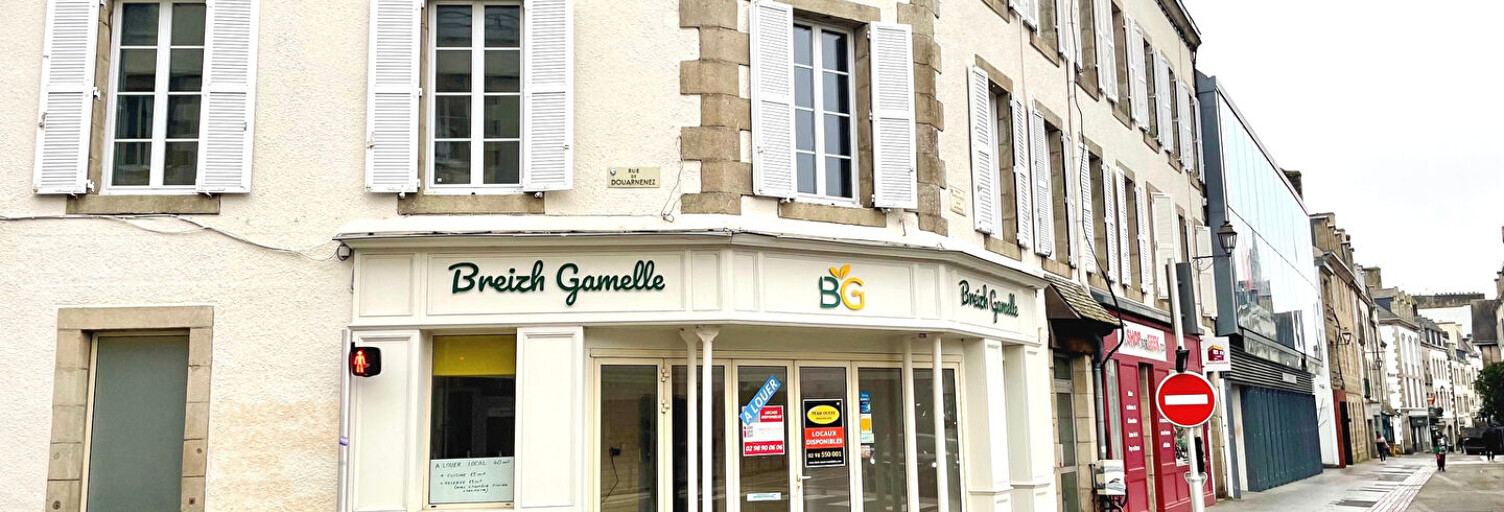 Commerce  66 m² à louer à Quimper (29000)