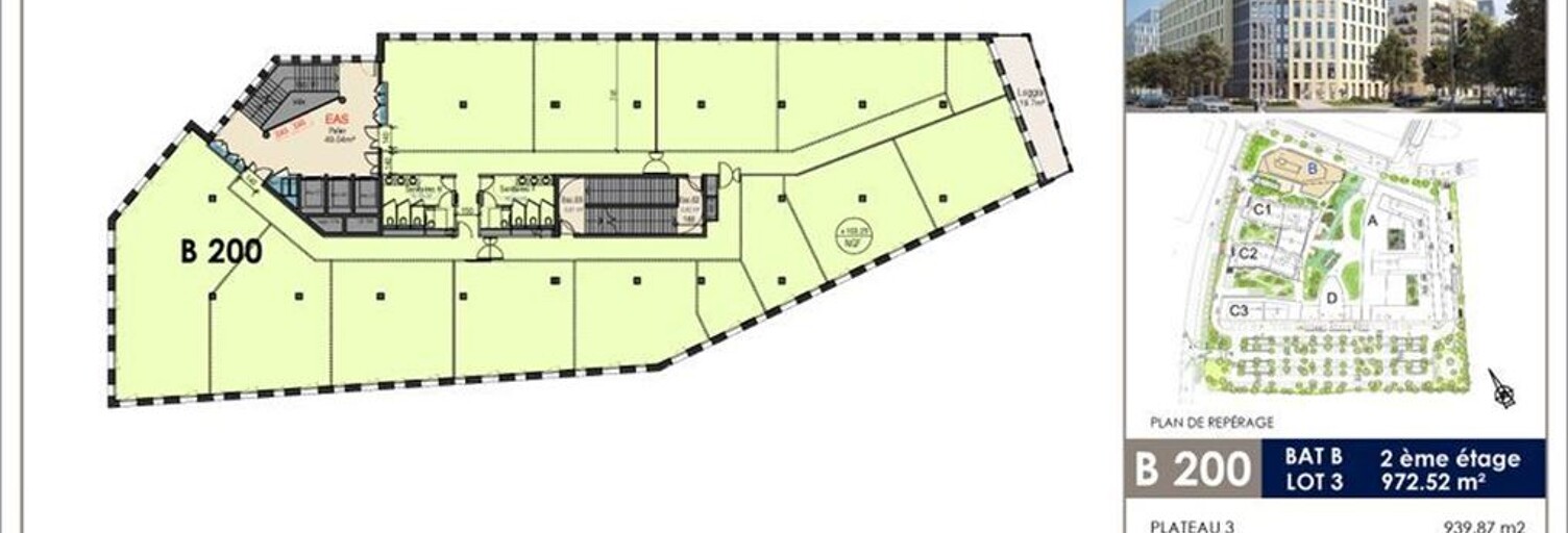 Bureau 15 Pièces 970 m² à vendre à Palaiseau (91120)