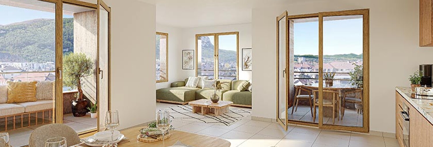 Appartement neuf T1, T2, T3, T4, T5 Pièce 31 à 121 m² à vendre à Ambilly (74100)