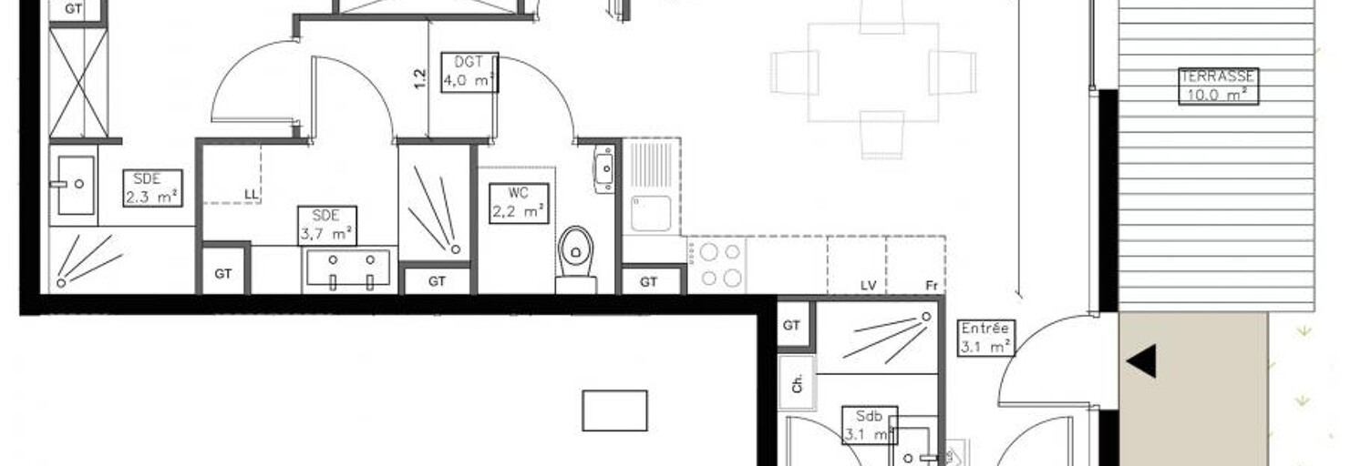 Appartement 4 Pièces 83 m² à vendre à Toulon (83000)