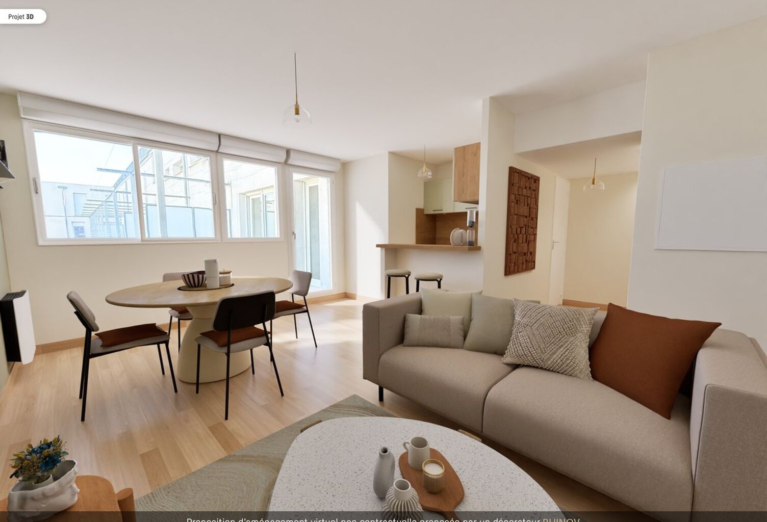 Appartement + cave + stationnement sous-sol — photo 1