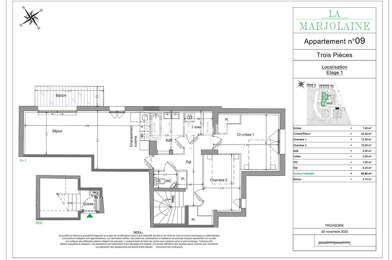 Appartement 3 pièces 365000 €