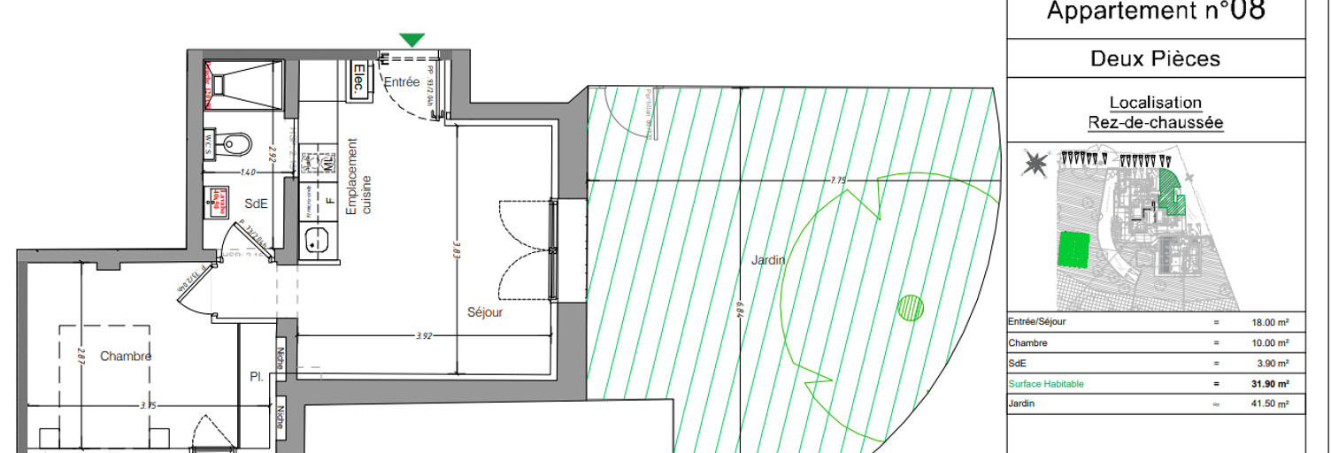 Appartement 2 Pièces 31 m² à vendre à Mouans-Sartoux (06370)