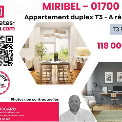 Appartement 3 pièces 118000 €