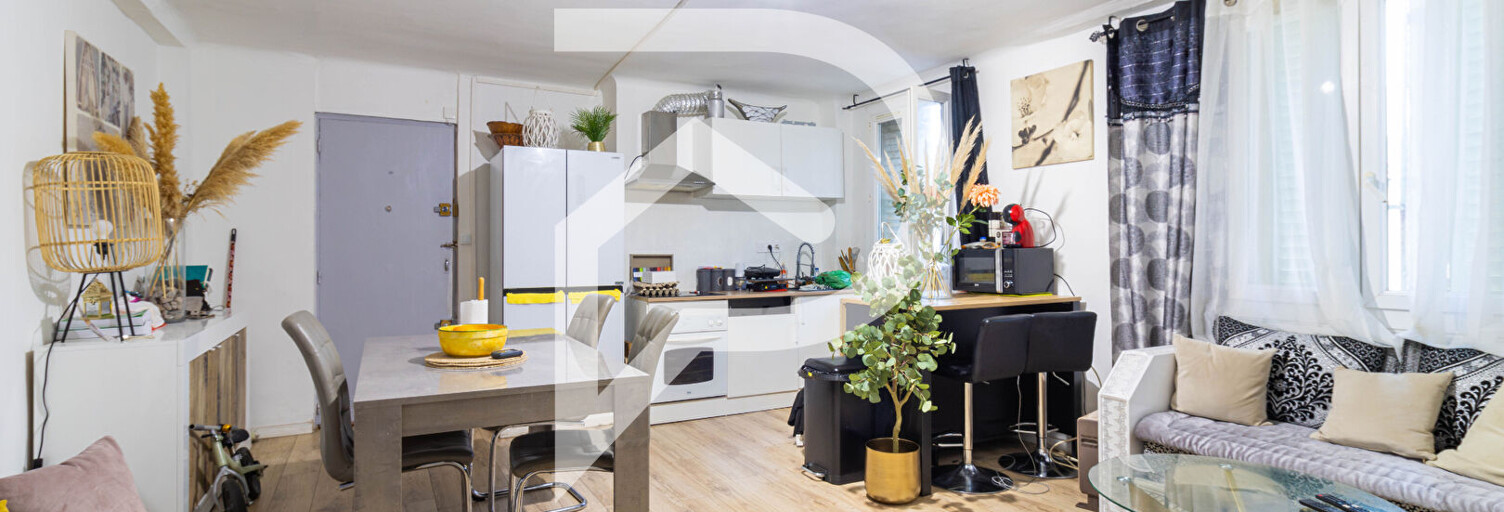 Appartement 4 Pièces 63 m² à vendre à Marseille 2 (13002)