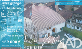 Maison 10 Pièces 151 m² à vendre à Montenois (25260)