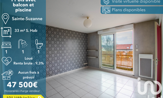 Appartement 2 Pièces 33 m² à vendre à Sainte-Suzanne (25630)