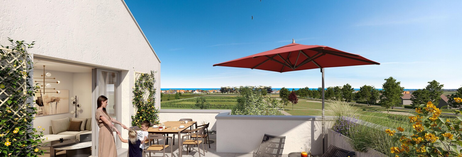 Appartement neuf T2, T3, T4 Pièce 37 à 82 m² à vendre à Courseulles-sur-Mer (14470)