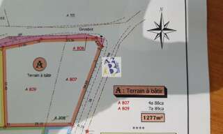 Terrain  1277 m² à vendre à Charras (16380)