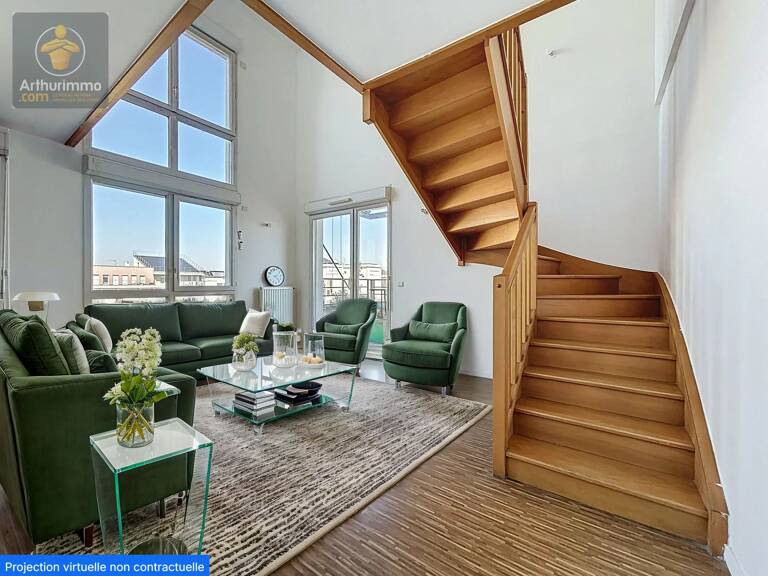DERNIER ETAGE - TERRASSE – 4 pièces duplex — photo 1