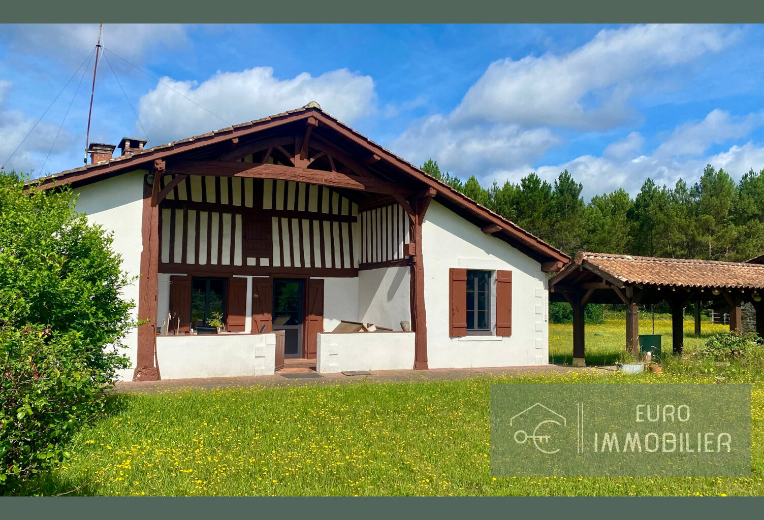 LANDAISE COLOMBAGES 2HA GITE - LANDES (40) - NOUVELLE AQUITA — photo 1