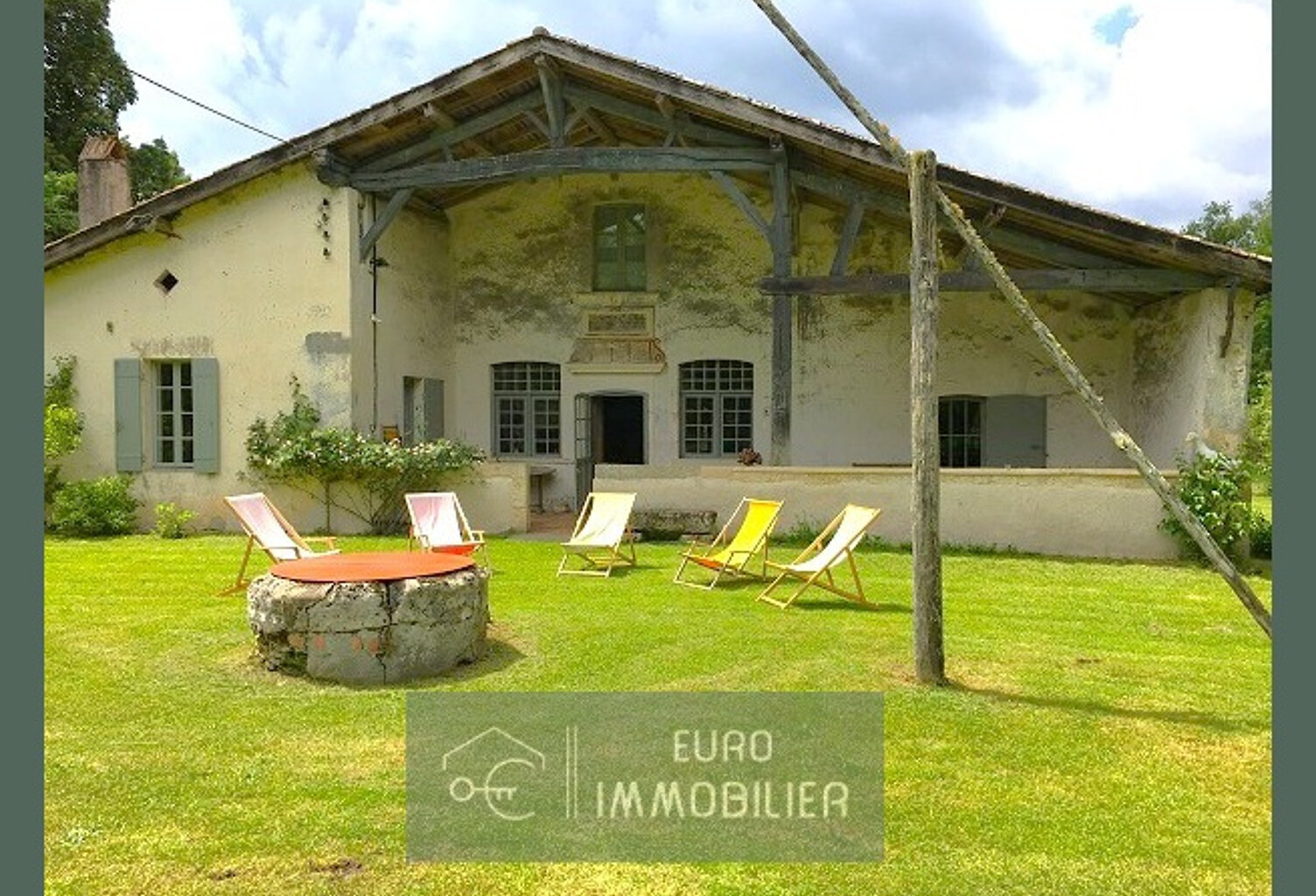 MAISON LANDAISE EN PIERRE  SUR TERRAIN DE 1 HECTARE 200 (ha) — photo 1