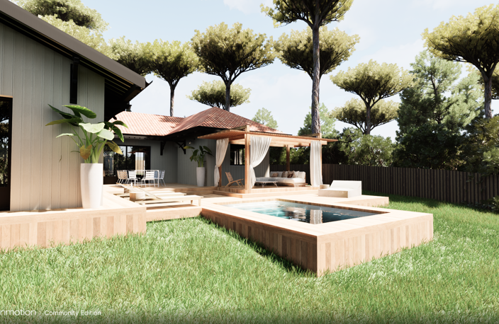 Presqu'île du Cap Ferret, villa avec projet de construction — photo 3