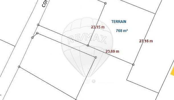 Terrain  à vendre Nantillé 17770