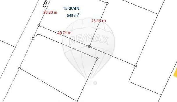 Terrain  à vendre Nantillé 17770
