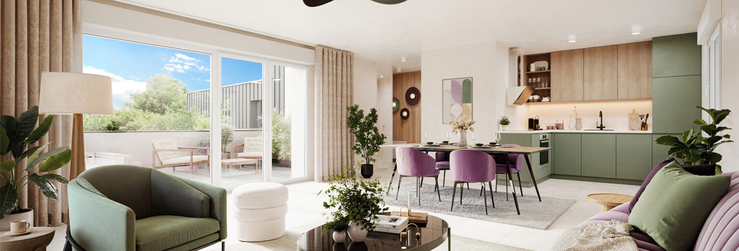 Appartement neuf T1, T2, T3, T4 Pièce 25 à 75 m² à vendre à Dijon (21000)