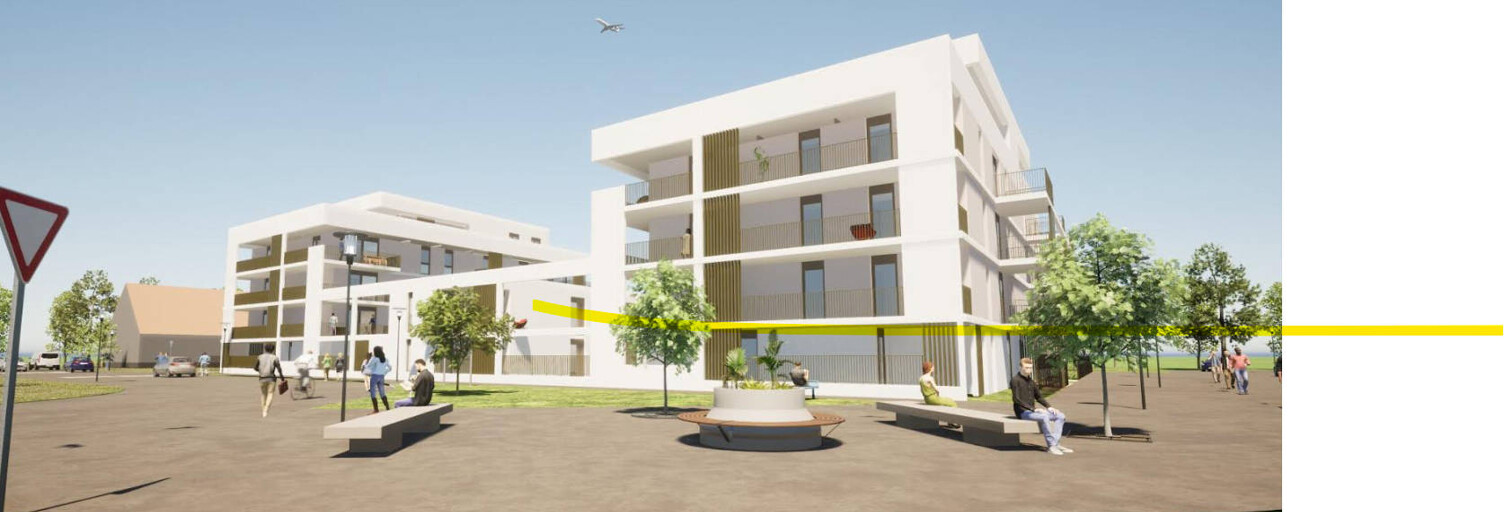 Appartement neuf T2, T3, T4 Pièce 40 à 75 m² à vendre à Perrigny-lès-Dijon (21160)