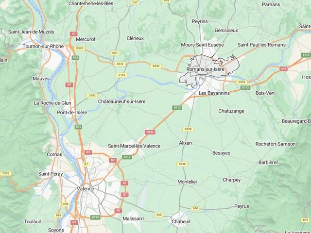 Terrain proposé à Romans-sur-Isère