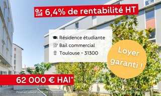 Appartement 1 Pièce 19 m² à vendre à Toulouse (31300)